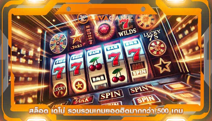 สล็อต เดโม่ รวบรวมเกมยอดฮิตมากกว่า 500 เกม