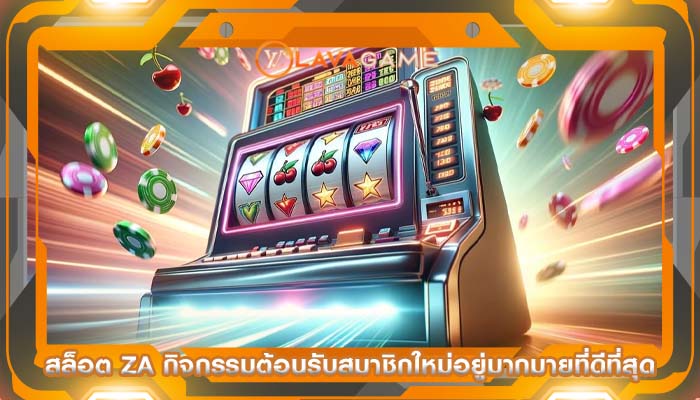 สล็อต za กิจกรรมต้อนรับสมาชิกใหม่อยู่มากมายที่ดีที่สุด
